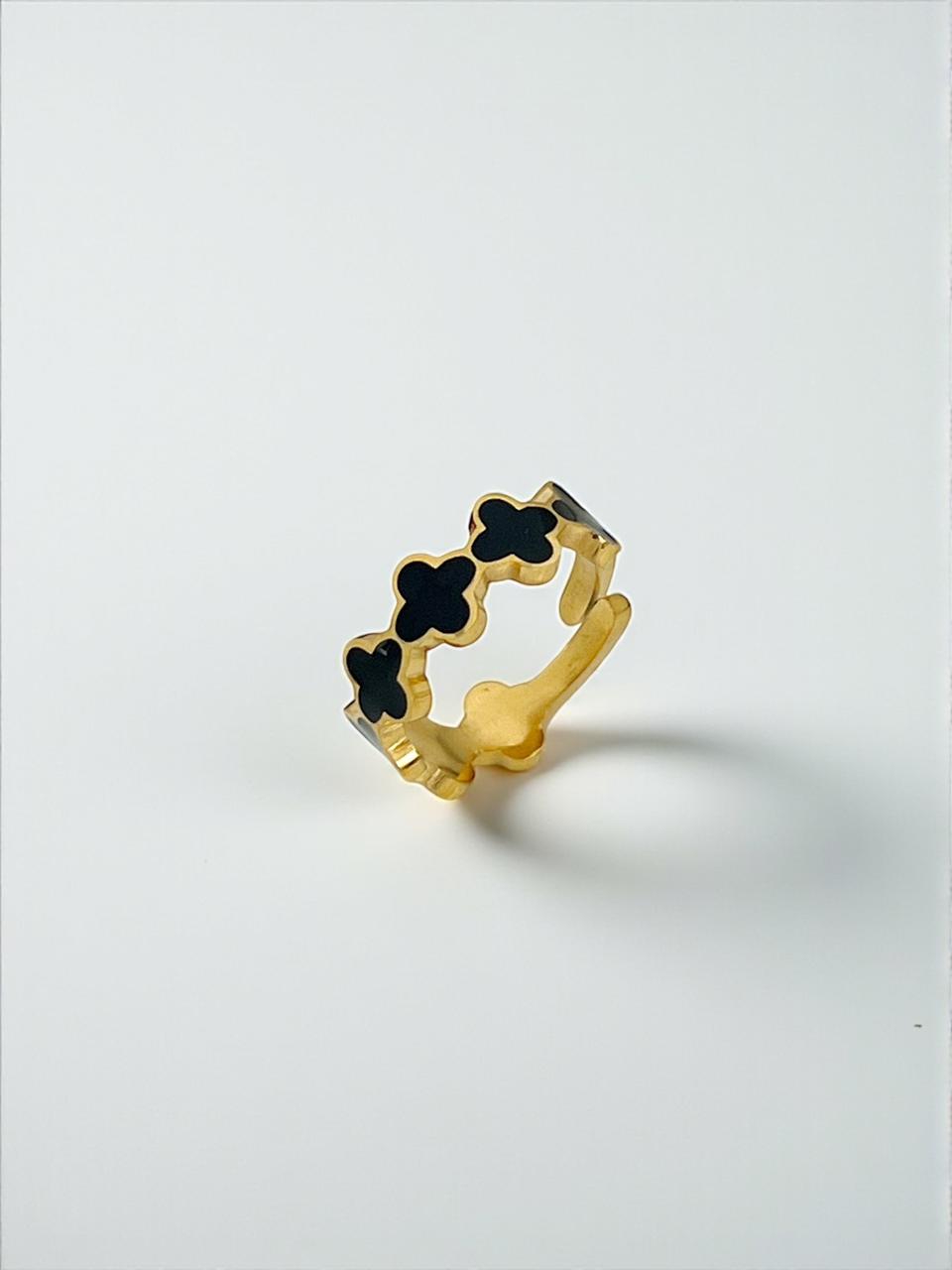 Floral rings (pack of 02)